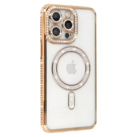 Bling Magsafe tok iPhone 13 gold-5900217450863 2 kép