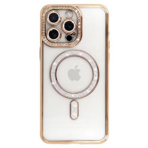 Bling Magsafe tok iPhone 13 gold-5900217450863 3 kép