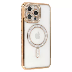 Bling Magsafe tok iPhone 14 Pro arany-5900217451020 2 kép