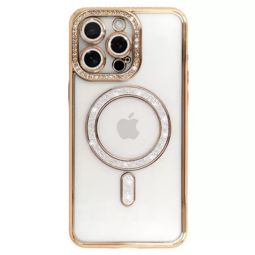 Bling Magsafe tok iPhone 14 Pro arany-5900217451020 3 kép