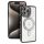 Bling Magsafe tok Samsung Galaxy S24 Ultra-hoz fekete