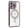 Bling MagSafe fliptok Samsung Galaxy S24 Ultra-hoz lila tok-5900217451563 2 kép