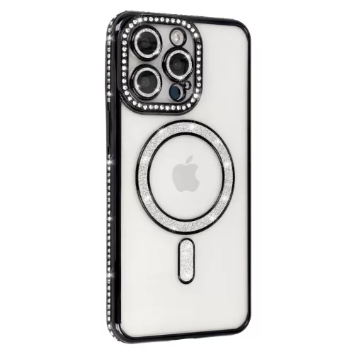 Bling Magsafe tok Samsung Galaxy A55 5G fekete-5900217451679 2 kép
