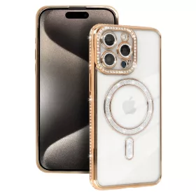 Bling Magsafe tok Samsung Galaxy A55 5G arany