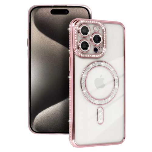 Bling Magsafe tok Samsung Galaxy A16 5G pink