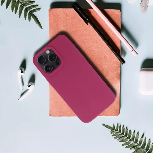 Szilikon Lite tok Samsung Galaxy A55 5G málnaszínű tok-5900217453437 6 kép