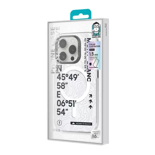  iPhone 16 Pro Benks Mágneses Summit Mont Blanc tok-6948005905316 8 kép