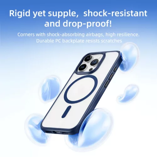 Rock Guard Series Mágneses tok iPhone 16 Pro számára átlátszó-fe-6942433002586 6 kép