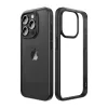 Rock Guard Sorozat Iphone 15 Pro számára átlátszó-fekete tok-6975653084650 1 kép
