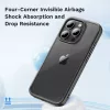 Rock Guard Sorozat Iphone 15 Pro számára átlátszó-fekete tok-6975653084650 7 kép