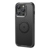 Rock Kevlar Sorozat Aramid Szálas Mágneses iPhone 15 tok fekete-6975653081222 1 kép