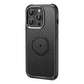 Rock Kevlar Sorozat Aramid Szálas Mágneses Tok iPhone 15 Pro Max fek-6975653081543 1 kép