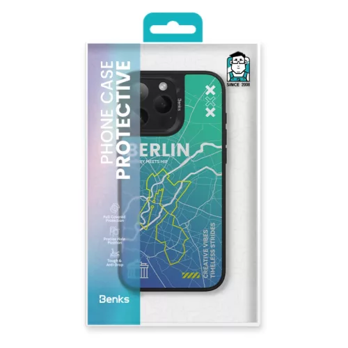  iPhone 16 Benks Dynamic City Berlin tok-6948005909932 8 kép