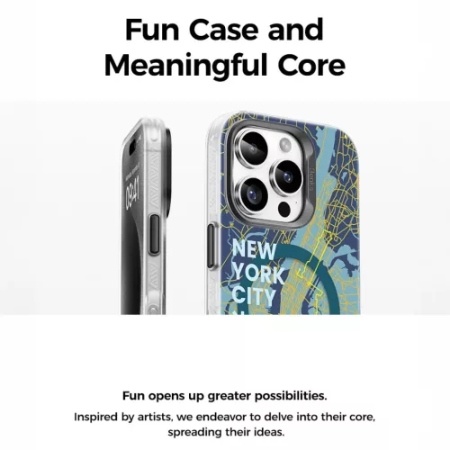  iPhone 16 Benks Mágneses Város New York tok-6948005905378 4 kép