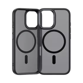  iPhone 16 Pro szürke Benks Mágneses Mist tok fém kerettel tok-6948005905842 2 kép