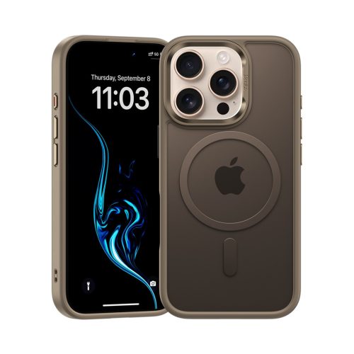 Benks mágneses Mist tok fémkerettel iPhone 16 Pro Max titánium tok-6948005907778 11 kép