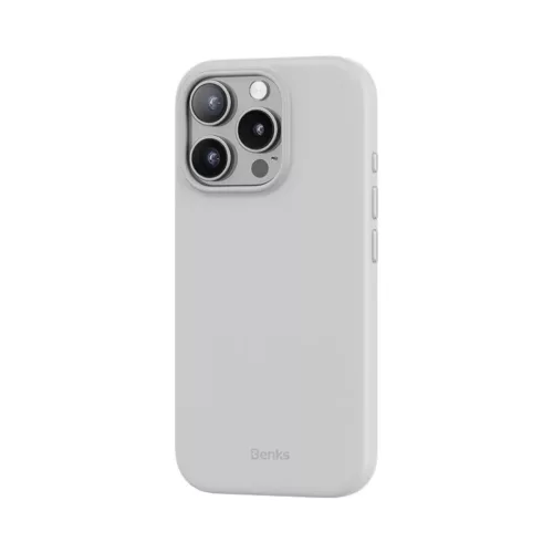  iPhone 16 Pro Szürke Benks Mágneses Vita Pro Szilikon tok-6948005909499 3 kép