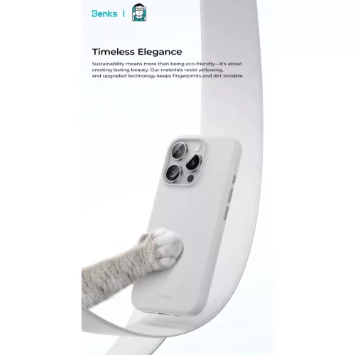  iPhone 16 Pro Zöld Benks Magnetic Vita Pro szilikon tok-6948005909512 7 kép