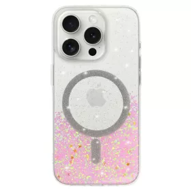 Tel Protect Moonlite Magsafe tok Samsung Galaxy S25 Ultra pink clear-5900217458074 2 kép