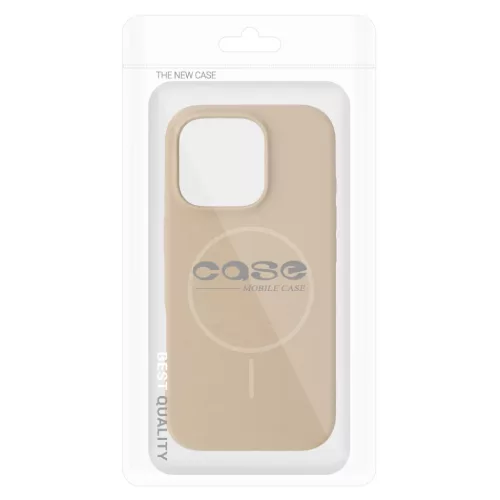 Magsafe Slim Szilikon iPhone 14 Pro Max tok barna-5900217460435 7 kép