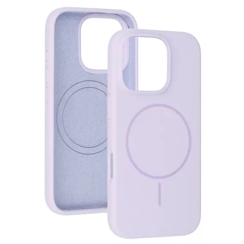 Magsafe Slim szilikon tok iPhone 16 Pro, lila-5900217460701 4 kép