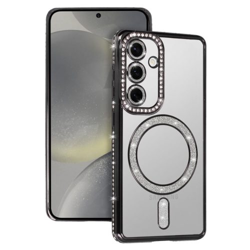 Bling Magsafe tok Samsung Galaxy A56 5G fekete