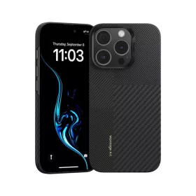  iPhone 16 Pro fekete Benks Montage Magnetic Armor Air Kevlar tok PC k-6948005908195 1 kép