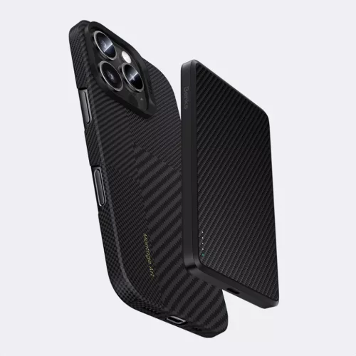  iPhone 16 Pro fekete Benks Montage Magnetic Armor Air Kevlar tok PC k-6948005908195 8 kép