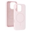 Magsafe Slim szilikon tok iPhone 15 világos rózsaszín-5900217463368 3 kép