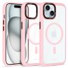 Liavec Hybrid Magsafe átlátszó tok iPhone 15 light pink tok-5900217463900 2 kép