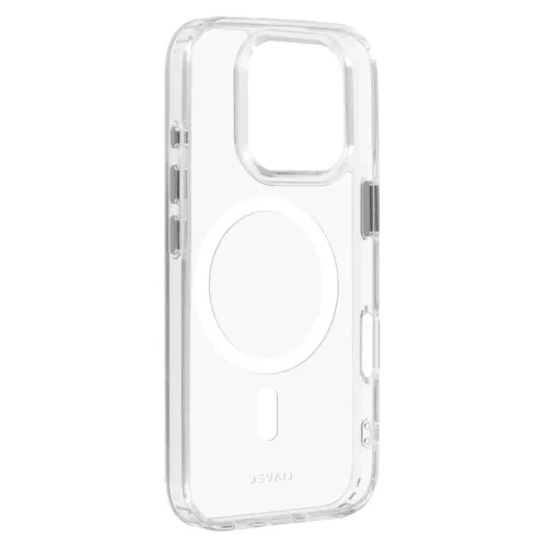 Liavec Glossy Magsafe Átlátszó Tok iPhone 16 Pro Max fehér tok-5900217465539 3 kép