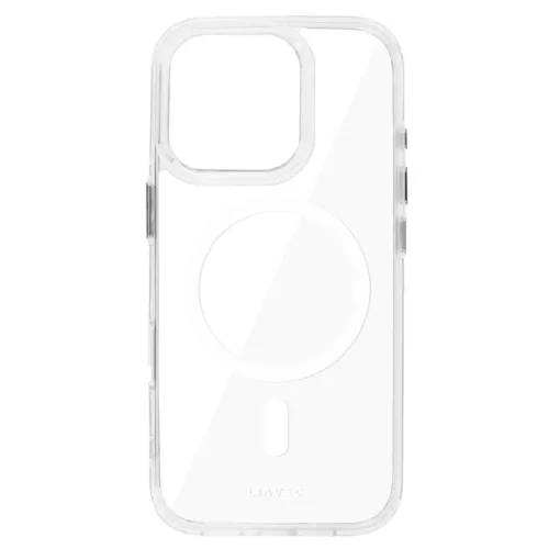 Liavec Glossy Magsafe Átlátszó Tok iPhone 16 Pro Max fehér tok-5900217465539 4 kép