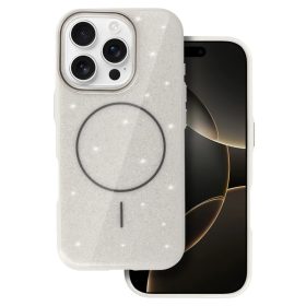  iPhone 13 Ezüst Magsafe Slim Shiny tok