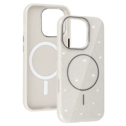  iPhone 13 Ezüst Magsafe Slim Shiny tok-5900217465706 4 kép