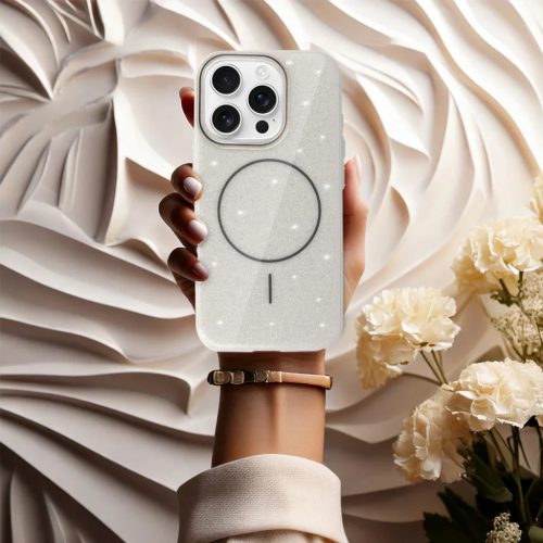  iPhone 13 Ezüst Magsafe Slim Shiny tok-5900217465706 5 kép