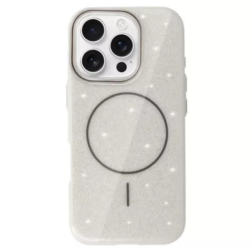  iPhone 13 Pro ezüst Magsafe Slim Shiny tok-5900217465744 2 kép