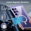 Rock Crystal Transparent Series mágneses tok Samsung Galaxy S25 átl�-6975653088320 5 kép