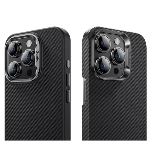  iPhone 16 Pro fekete Benks Magnetic Armor Pro Kamera Vezérlés Kevla-6948005949327 6 kép