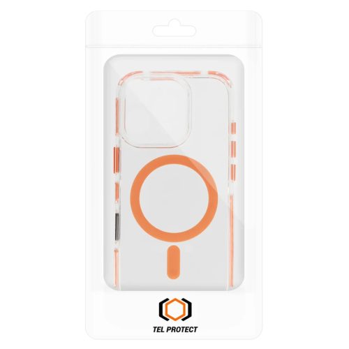 Tel Protect Strap Clear iPhone 15 tok narancs-5900217468882 7 kép
