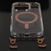 Tel Protect Strap Átlátszó Tok iPhone 15 arany tok-5900217468929 3 kép