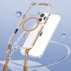 Tel Protect Strap Átlátszó Tok iPhone 15 arany tok-5900217468929 4 kép