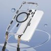 Tel Protect Strap átlátszó tok iPhone 16 fekete tok-5900217469070 4 kép