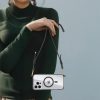 Tel Protect Strap átlátszó tok iPhone 16 fekete tok-5900217469070 5 kép