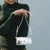 Tel Protect Strap átlátszó tok iPhone 16 fehér tok-5900217469117 2 kép