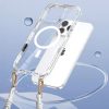 Tel Protect Strap átlátszó tok iPhone 16 fehér tok-5900217469117 7 kép