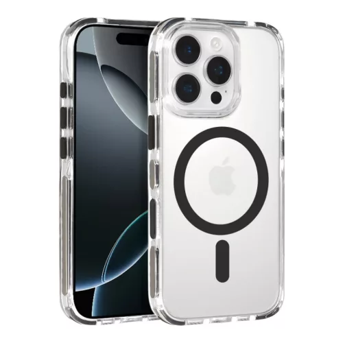Tel Protect Strap Clear tok iPhone 16 Pro Max fekete-5900217469193 2 kép