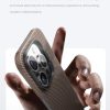 Benks Magnetic Armor Tint Kevlar 1000D (S065) iPhone 16 Pro kék tok-6948005915964 5 kép