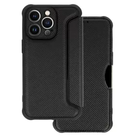 Razor Carbon fliptok Samsung Galaxy A55 5G fekete tok
