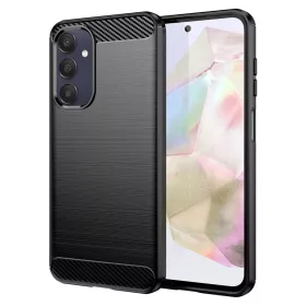 Szénszálas tok Samsung Galaxy A25 5G fekete