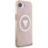 Original Case GUESS IML Metal Glitter 4G Circle Triangle MagSafe iPhon-3666339454128 3 kép